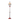 Metal & Wooden Stand Floor Lamp with Milky Glass Shade