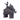 Bronze Tribal Elephant with Bird