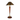 Brass & Wooden Stand Art Deco Lamp